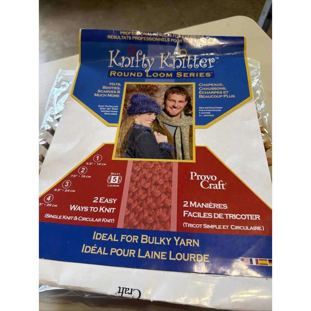 Knitting Tool Provo Craft Knifty Knitter 4 Round Loom Series Assorted Looms